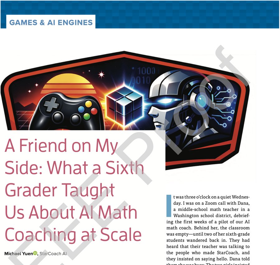 A Friend on My Side - IEEE Computer article